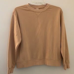 H&M pullover sweatshirt nude beige